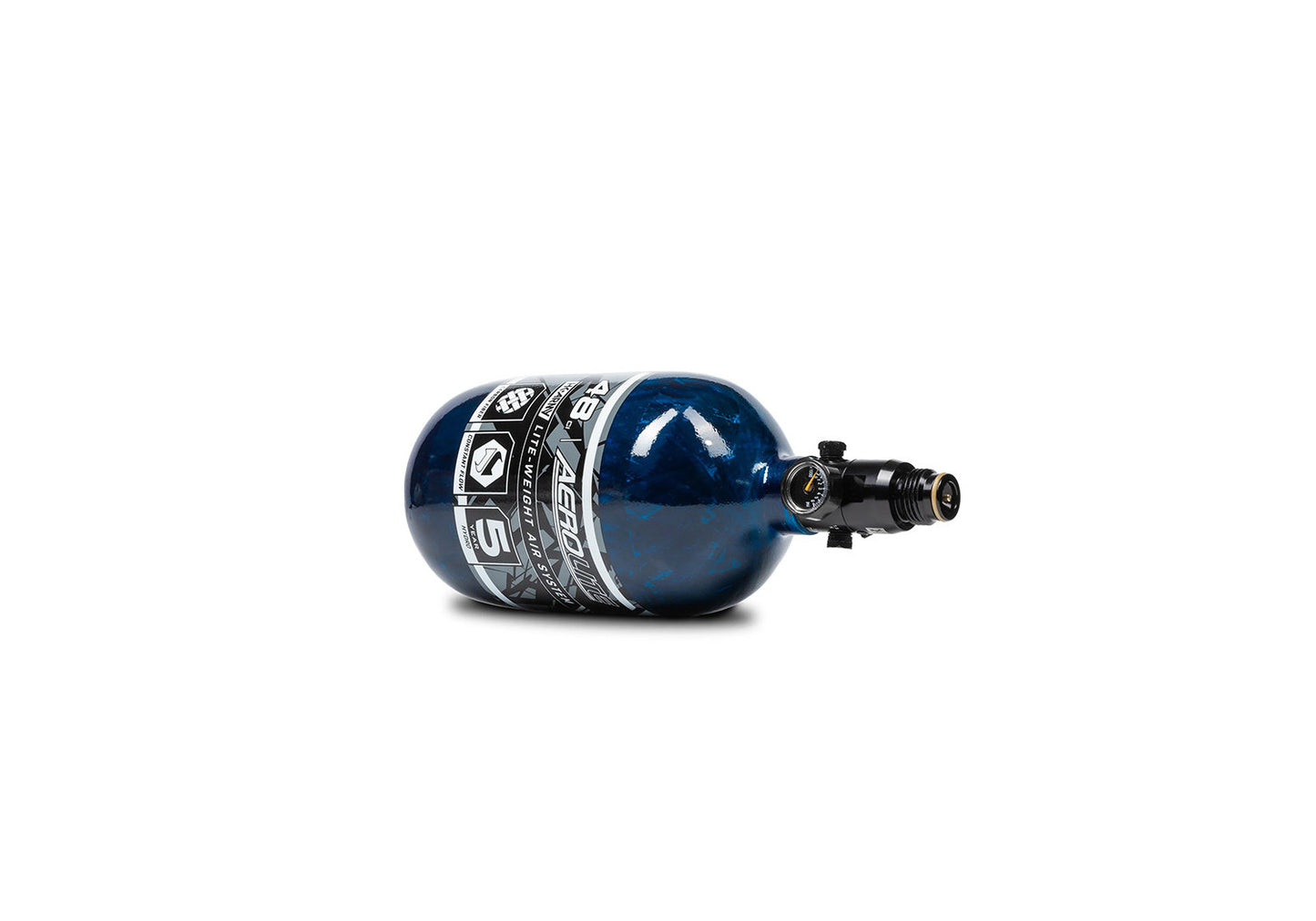 HK Army HSTL AIR System 0,8 Liter / 300 Bar inkl. Standard HP Preset Regulator – Aerolite Blue (48ci/4500PSI)