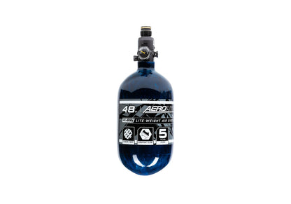 HK Army HSTL AIR System 0,8 Liter / 300 Bar inkl. Standard HP Preset Regulator – Aerolite Blue (48ci/4500PSI)