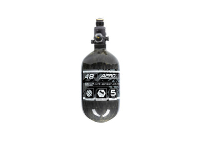 HK Army HSTL AIR System 0,8 Liter / 300 Bar inkl. Standard HP Preset Regulator – Aerolite Smoke (48ci/4500PSI)