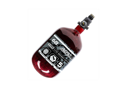 HK Army HSTL AIR System 1,1 Liter / 300 Bar inkl. Standard HP Preset Regulator – Aerolite Red (68ci/4500PSI)