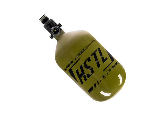 HK Army HSTL AIR System 1,1 Liter / 300 Bar inkl. Standard HP Preset Regulator – Olive Black (68ci/4500PSI)