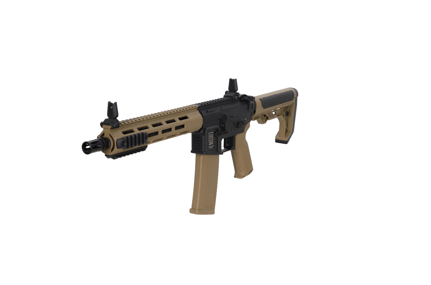 Specna Arms SA-F03 FLEX™ Gen.2 BLDC™ HAL ETU™ ASG Karabiner – Halbbraun / Half-Tan (unter 0,5 Joule)