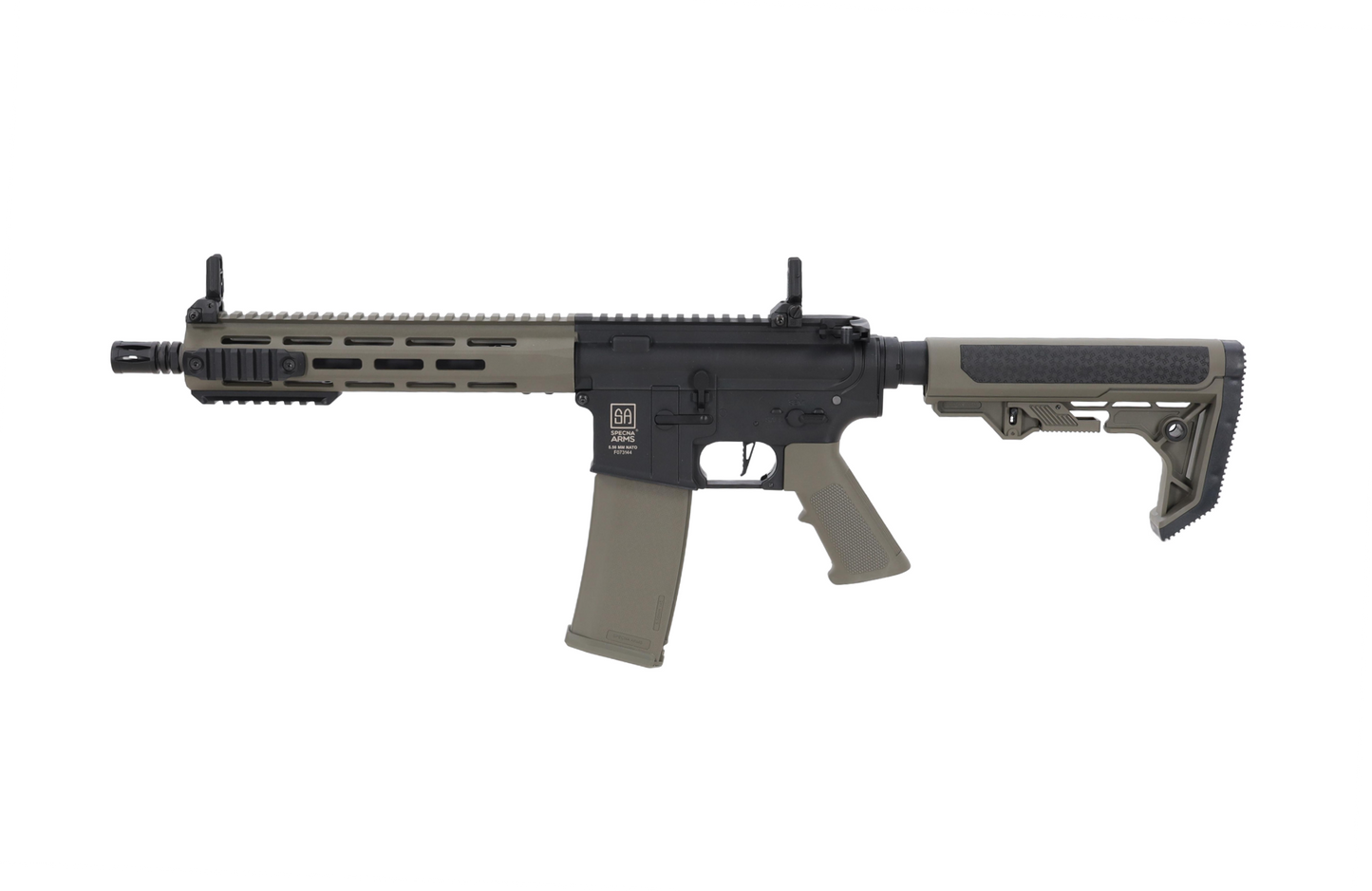 Specna Arms SA-F03 FLEX™ Gen.2 Light Ops Schaft HAL ETU™ ASG Karabiner – Olive (unter 0,5 Joule)