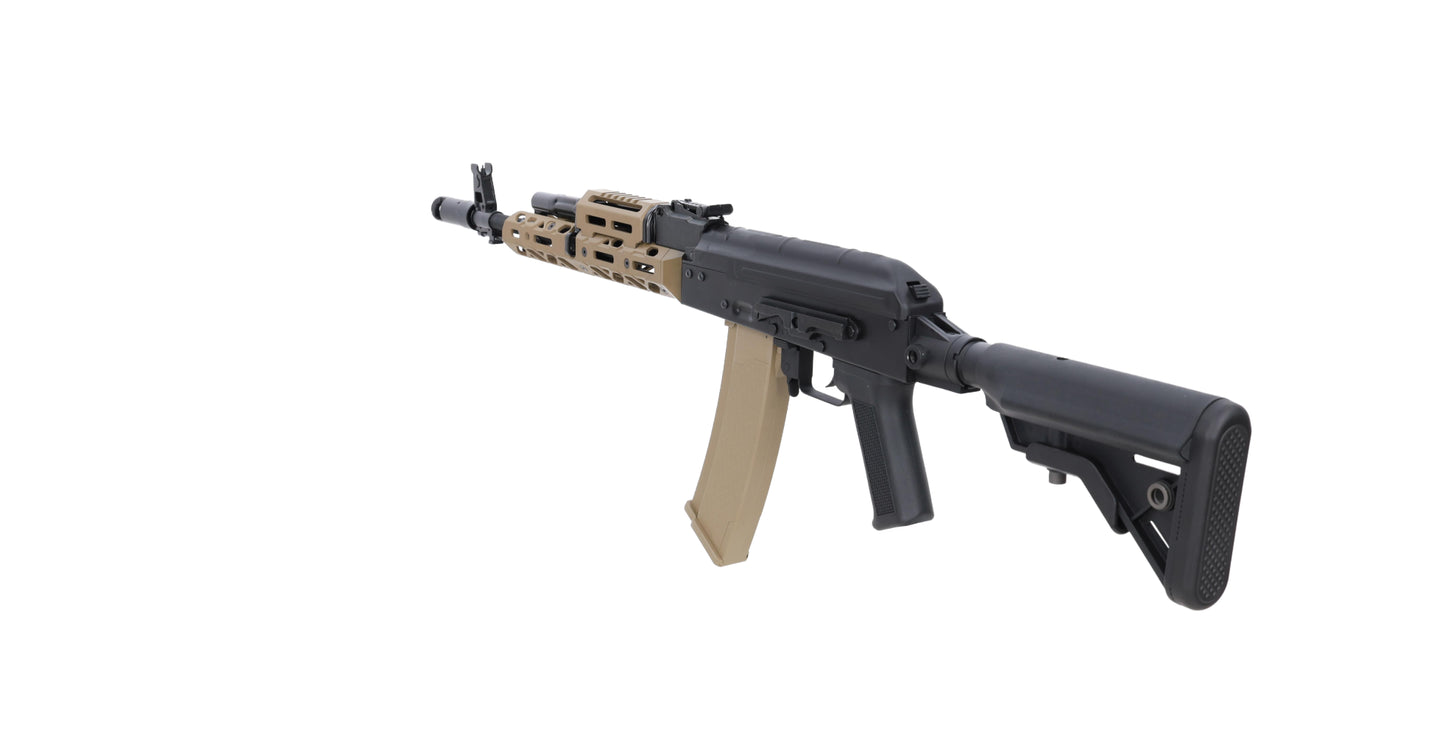 Specna Arms KPYK AK SA-PJ15 PRIME™ BLDC™ Aster II ETU Sturmgewehr – Halbbraun / Tan (unter 0,5 Joule)