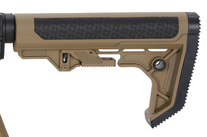Specna Arms SA-F03 FLEX™ Gen.2 BLDC™ HAL ETU™ ASG Karabiner – Halbbraun / Half-Tan (unter 0,5 Joule)