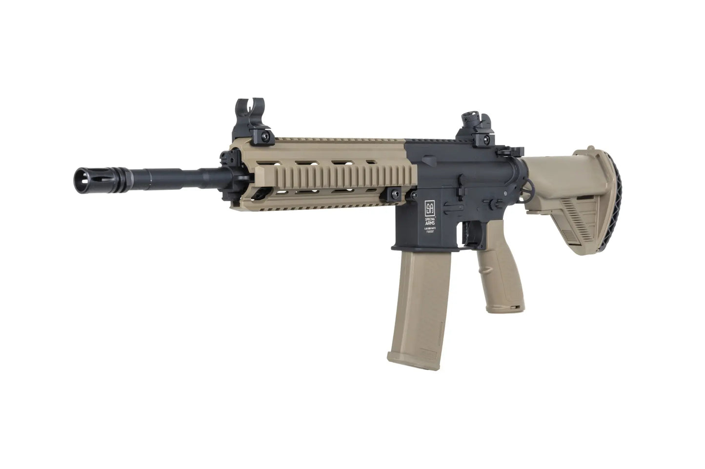 Specna Arms SA-FH07 FLEX™ Gen.2 HAL ETU™ ASG Karabiner – Halbbraun / Half-Tan (unter 0,5 Joule)