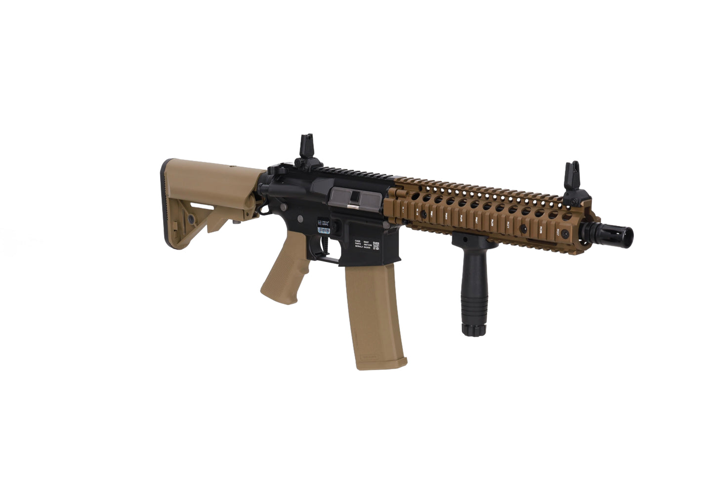 Specna Arms Daniel Defense® MK18 SA-P19 Prime™ BLDC™ Aster II ETU Karabiner – Chaos Bronze (0,5 Joule)