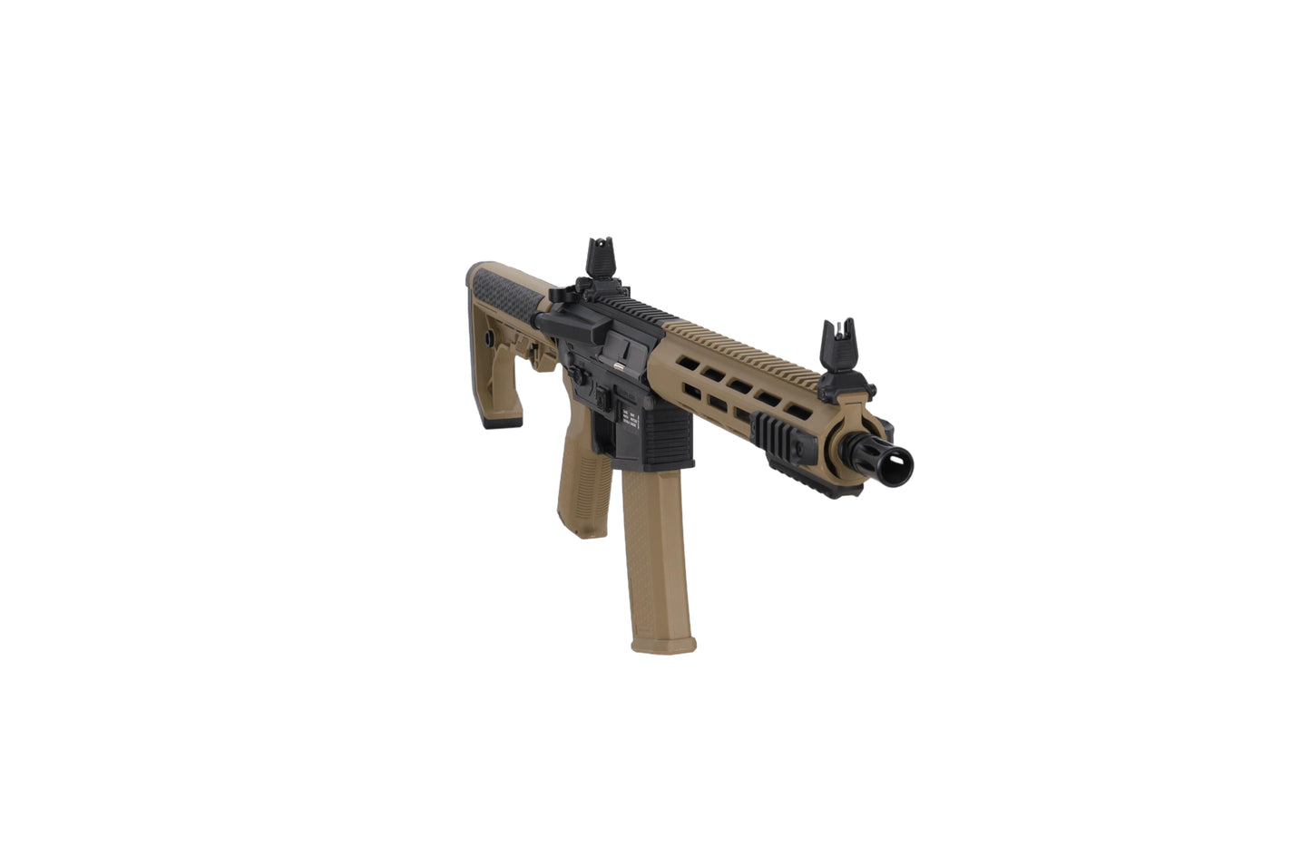 Specna Arms SA-F03 FLEX™ Gen.2 BLDC™ HAL ETU™ ASG Karabiner – Halbbraun / Half-Tan (unter 0,5 Joule)