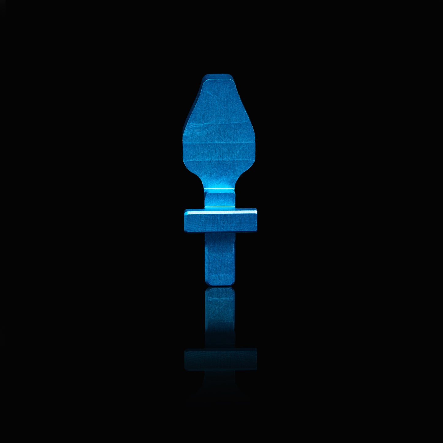 CNC bolt catch M4/M16 Blau