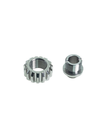 COWCOW A02 Silencer Adapter – 11mm CW auf 14mm CCW (Silver)