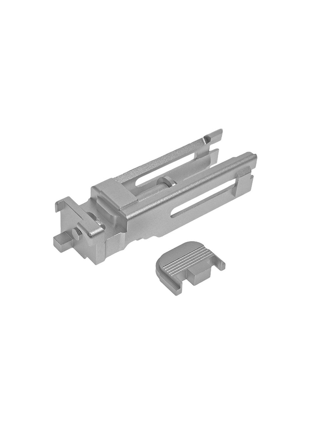 COWCOW Aluminum CNC Blowback Unit – TM G19 / G17 Gen4 (Silver)