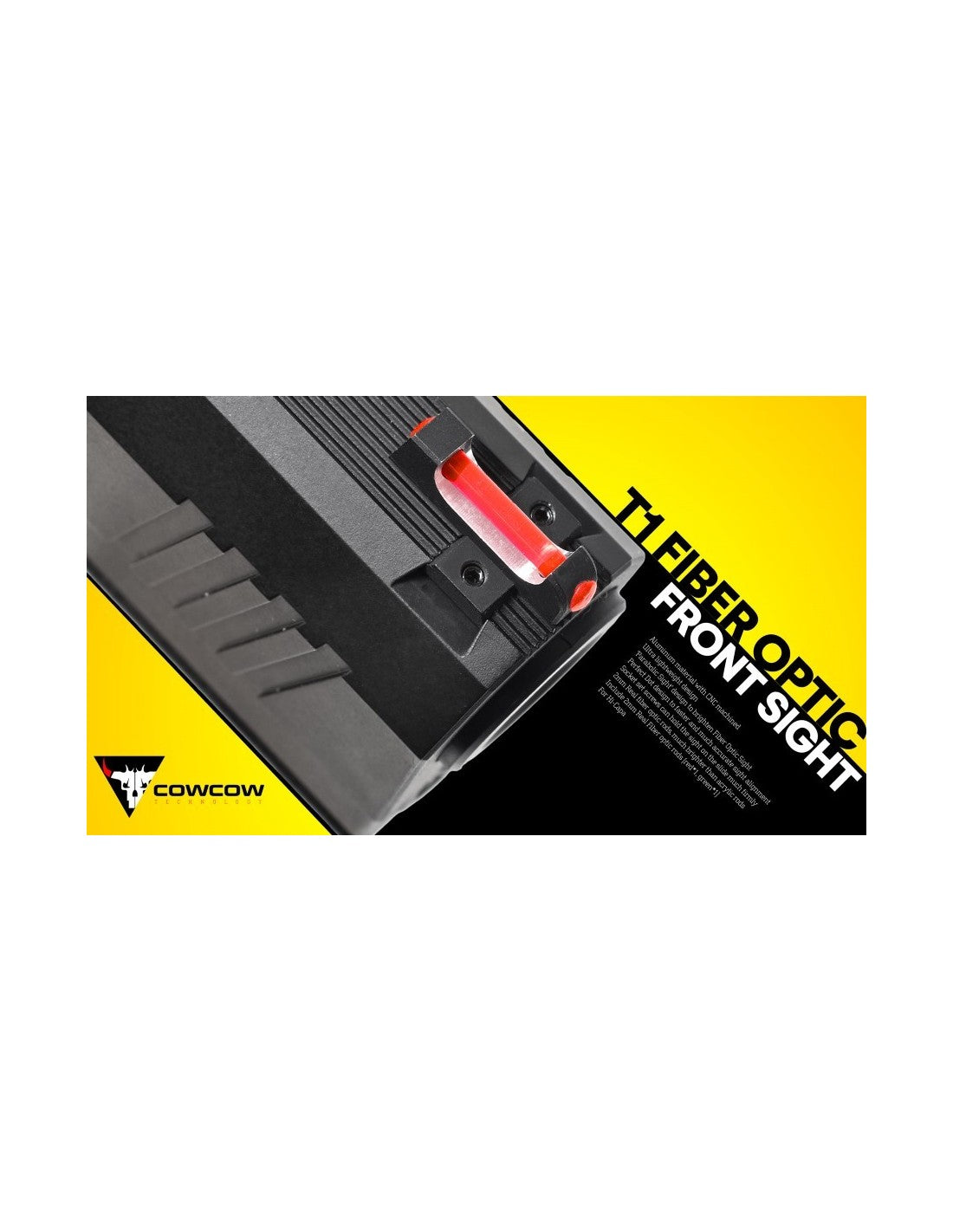 COWCOW T1 Fiber Optic Front Sight – Hi-Capa