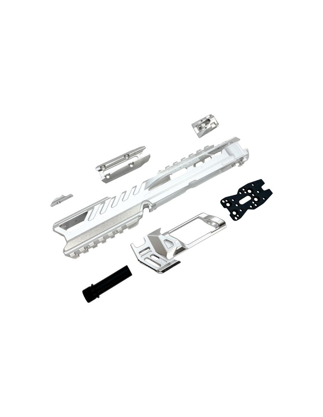 CTM FUKU-2 CNC Upper "Shark" – AAP-01 (Silver)