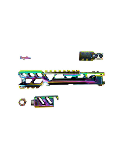 CTM FUKU-2 CNC Upper Set – Short Cut-Out (Electroplated Chameleon)
