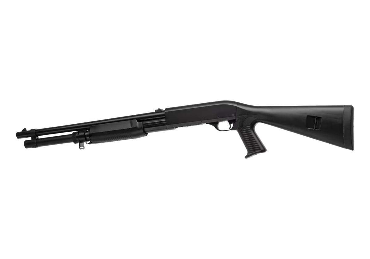 Cyma CM360LM 3-Shot Shotgun Metal Version – Long Barrel mit Festschaft