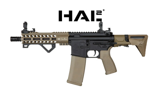 Specna Arms RRA &amp; SI SA-E17 EDGE™ PDW HAL 2™ Karabiner – Half-Tan (unter 0,5 Joule)