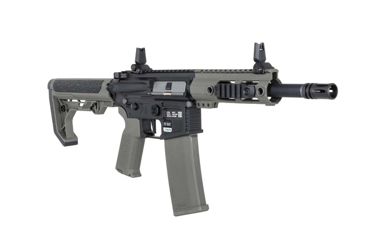 Specna Arms SA-F04-RL FLEX™ Gen.2 BLDC™ HAL ETU™ Light Ops / New Receiver ASG Karabiner – Olive (unter 0,5 Joule)