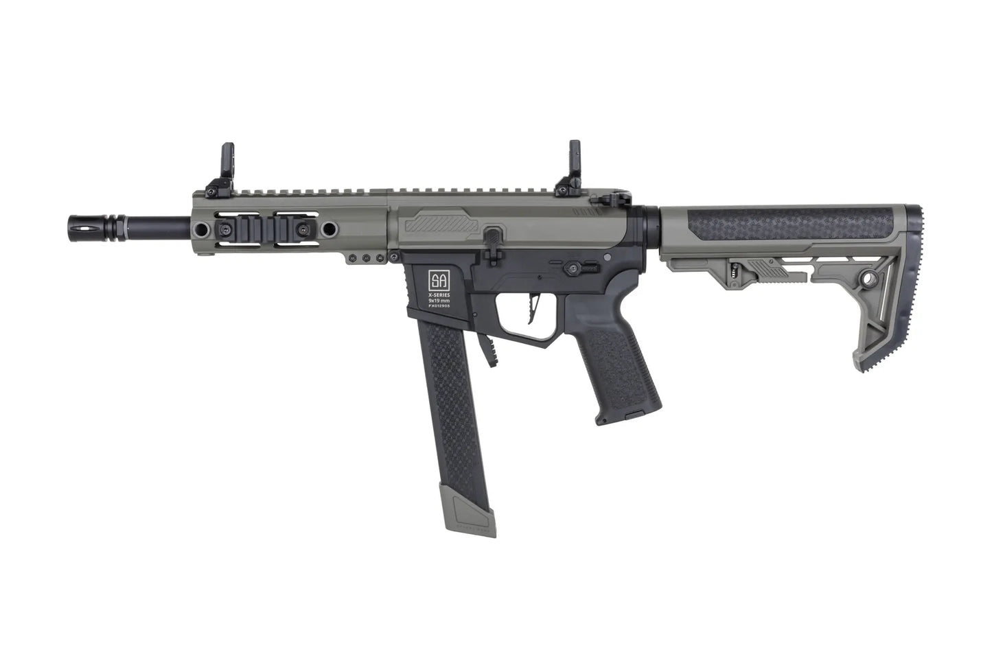 Specna Arms SA-FX01 FLEX™ Gen.2 BLDC™ HAL ETU™ ASG Karabiner – Olive (unter 0,5 Joule)