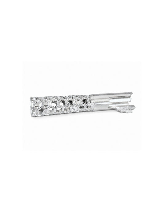 Dr.Black TM Hi-Capa 4.3 Outer Barrel Favos – Silver