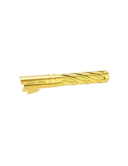Dr.Black TM Hi-Capa 5.1 GBB Outer Barrel Spiral Storm – Gold