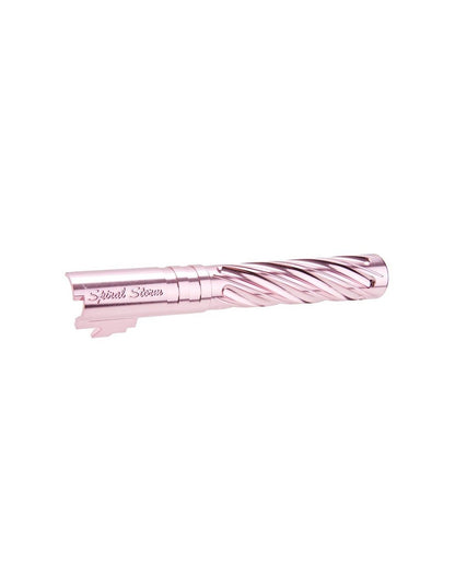 Dr.Black TM Hi-Capa 5.1 GBB Outer Barrel Spiral Storm – Pink
