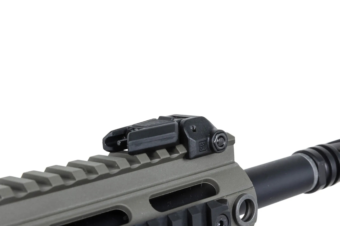 Specna Arms M4/AR15 SA-FX01 FLEX™ Gen.2 AEG-Sturmgewehr 9" – Olivgrün (unter 0,5 Joule)