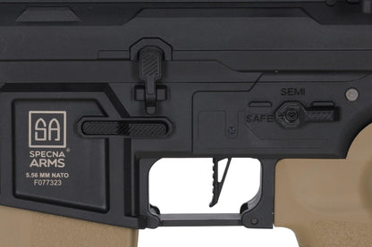 Specna Arms SA-F04 FLEX™ Gen.2 BLDC™ HAL ETU™ ASG Karabiner – Half-Tan / Halbbraun (unter 0,5 Joule)