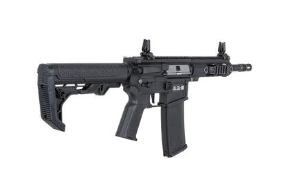 Specna Arms SA-F04-RL FLEX™ Gen.2 BLDC™ HAL ETU™ ASG Karabiner – Light Ops Schaft / New Receiver / Schwarz (unter 0,5 Joule)