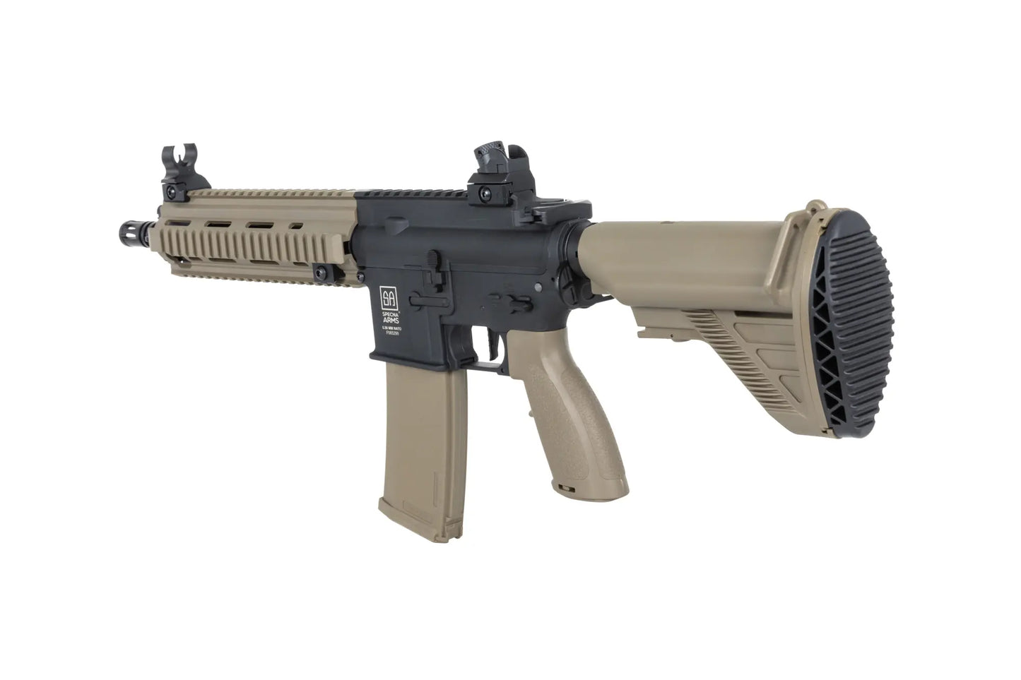 Specna Arms SA-FH06 FLEX™ Gen.2 HAL ETU™ ASG Karabiner – Halbbraun / Half-Tan (unter 0,5 Joule)