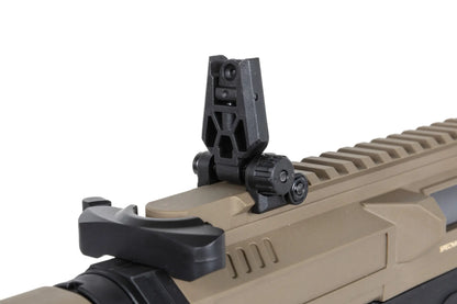 Specna Arms SA-FX02 FLEX™ Gen.2 BLDC™ HAL ETU™ ASG Karabiner – Half-Tan / Halbbraun (unter 0,5 Joule)