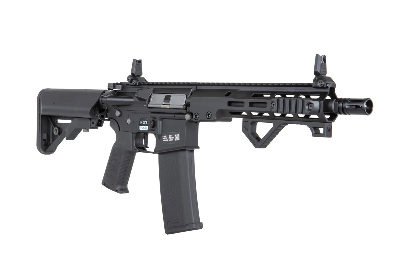 Specna Arms SA-P23 PRIME™ BLDC™ Aster II ETU Karabiner – Schwarz (unter 0,5 Joule)