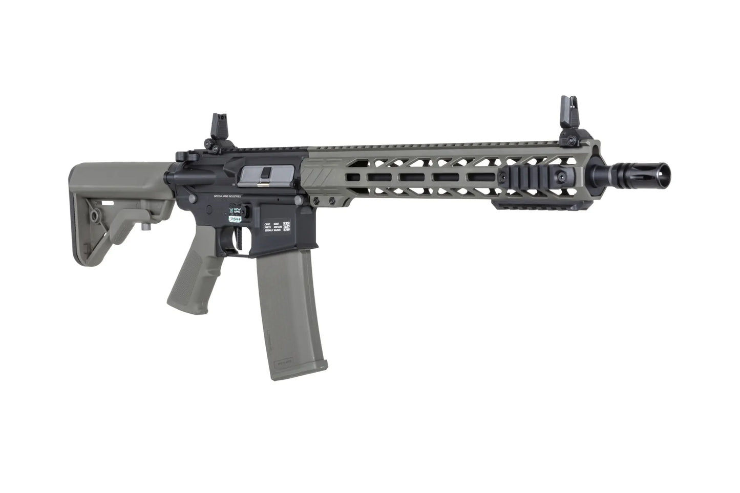 Specna Arms SA-F09 FLEX™ Gen.2 BLDC™ HAL ETU™ ASG Karabiner – Olive (unter 0,5 Joule)