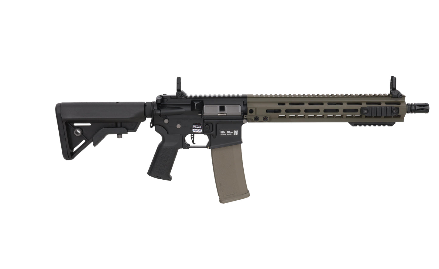 Specna Arms M4/AR15 SA-P30 PRIME™ BLDC™ Aster II ETU 14'' Sturmgewehr – Olive (unter 0,5 Joule)
