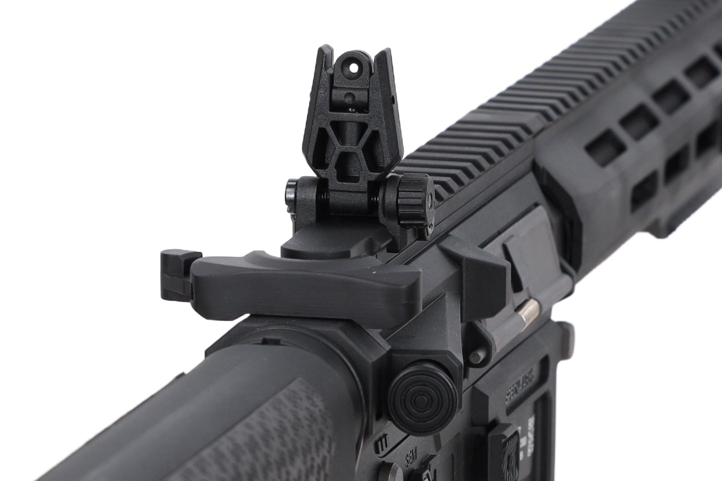 Specna Arms SA-F03 FLEX™ Gen.2 BLDC™ HAL ETU™ ASG Karabiner – Schwarz (unter 0,5 Joule)