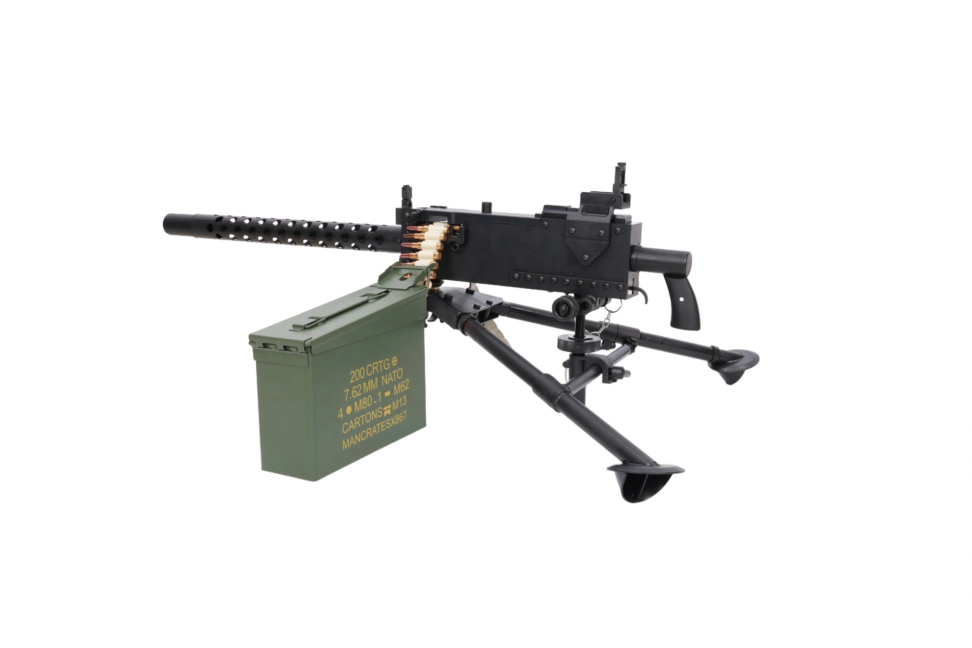 A&K M1919A4 Airsoft Machine Gun with M122 tripod (0,5 Joule)