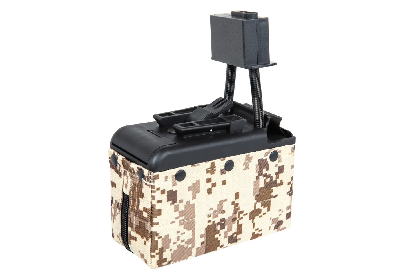 A&K electric box magazine for 2000 BBs for M249 Digital Desert replicas