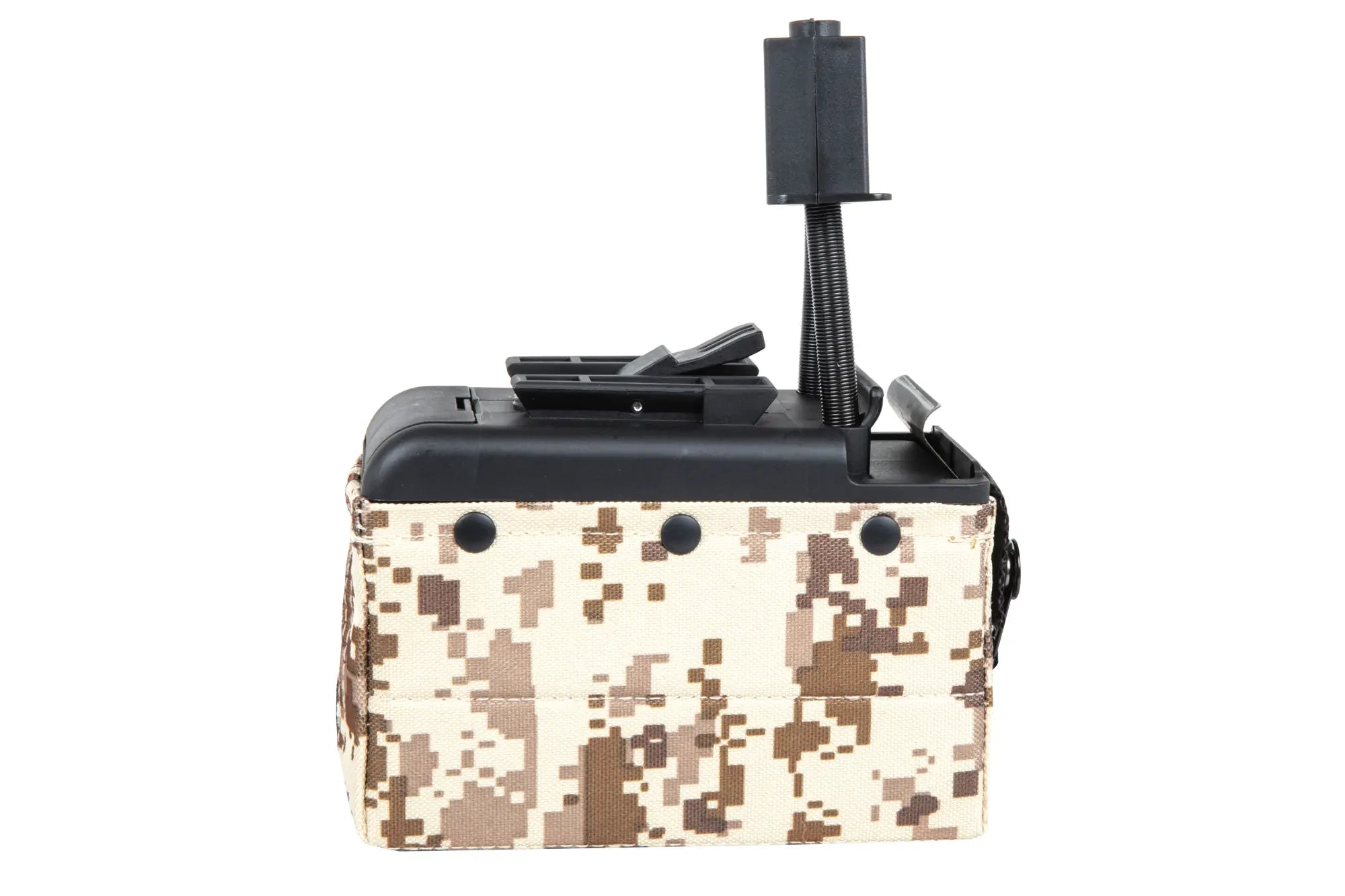 A&K electric box magazine for 2000 BBs for M249 Digital Desert replicas