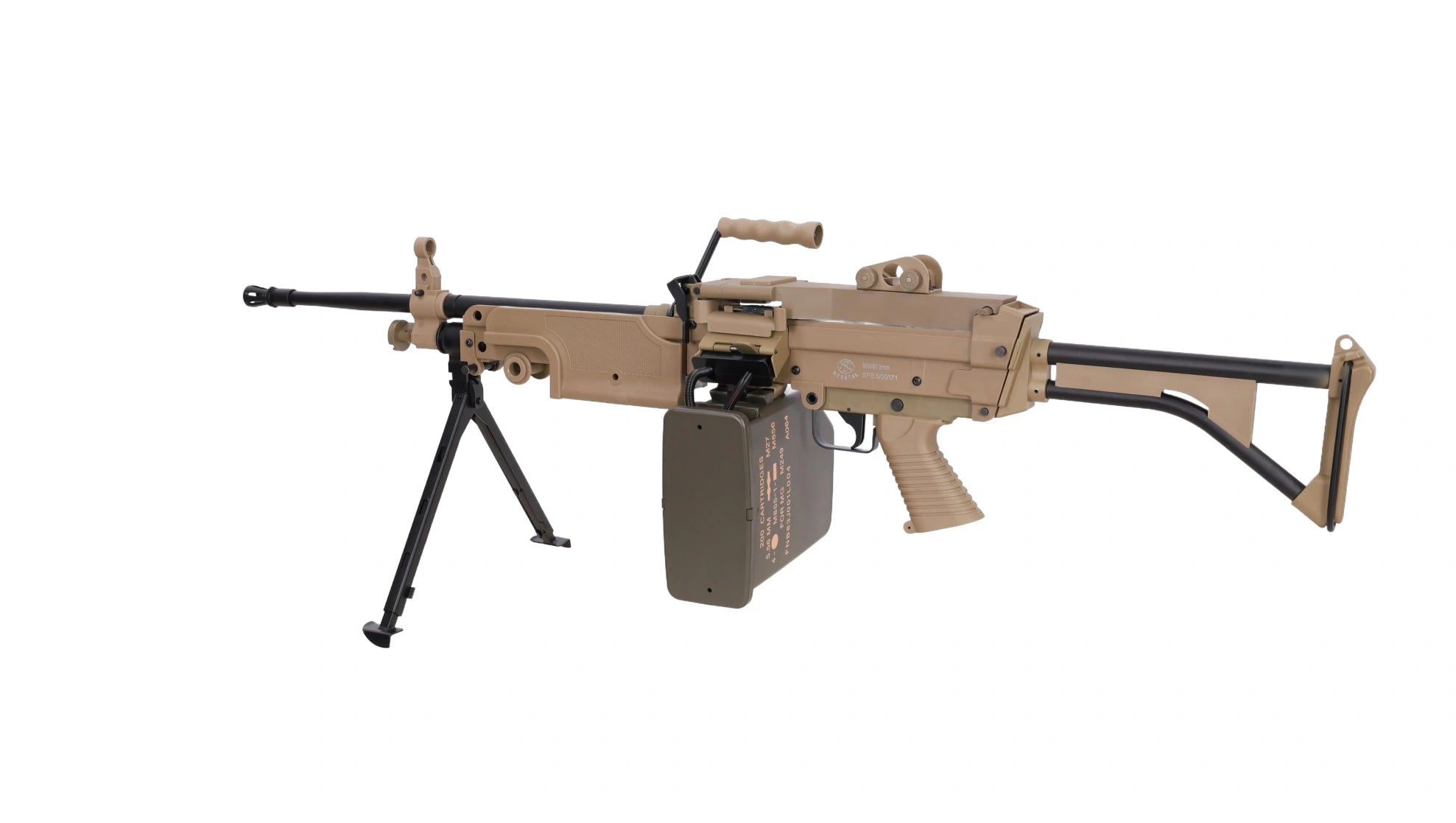Specna Arms ASG Machine Gun FN Herstal M249 MK1 CORE™ Tan (0,5 Joule)