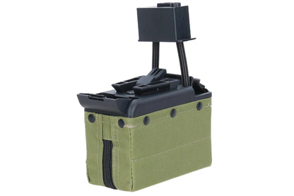 Specna Arms Box type magazine 1500 BBs x AIK for M249 Ranger Green