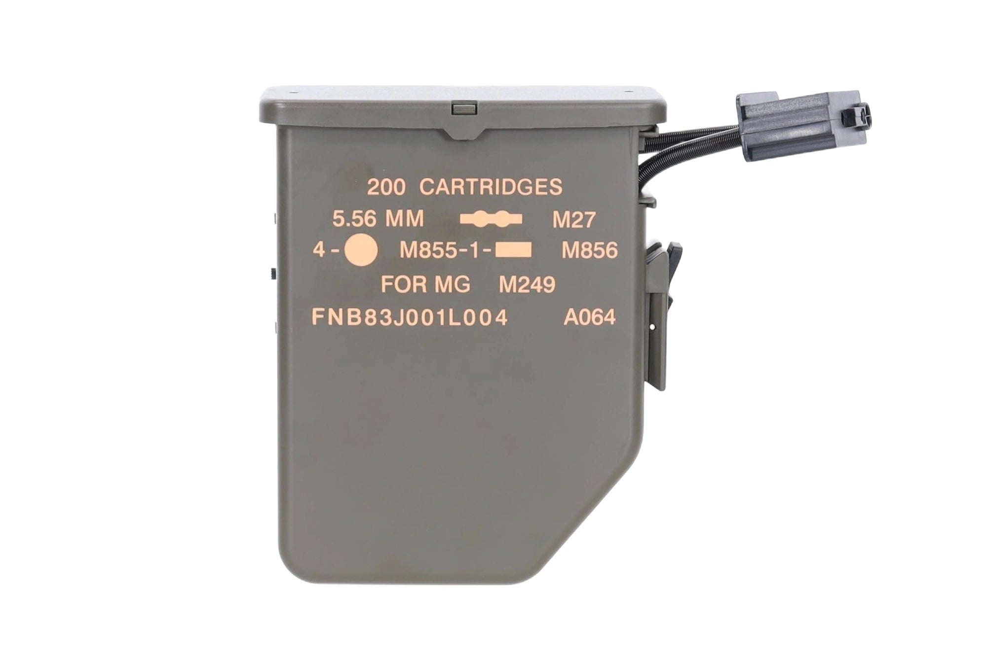 Specna Arms Box type magazine 2500 BBs x A&K for M249 Ranger Green