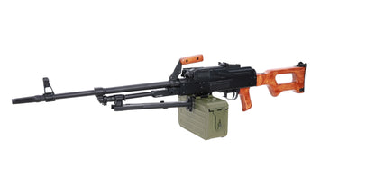 Specna Arms x A&K SA-PKM EDGE™ airsoft machine gun with wooden components (0,5 Joule)
