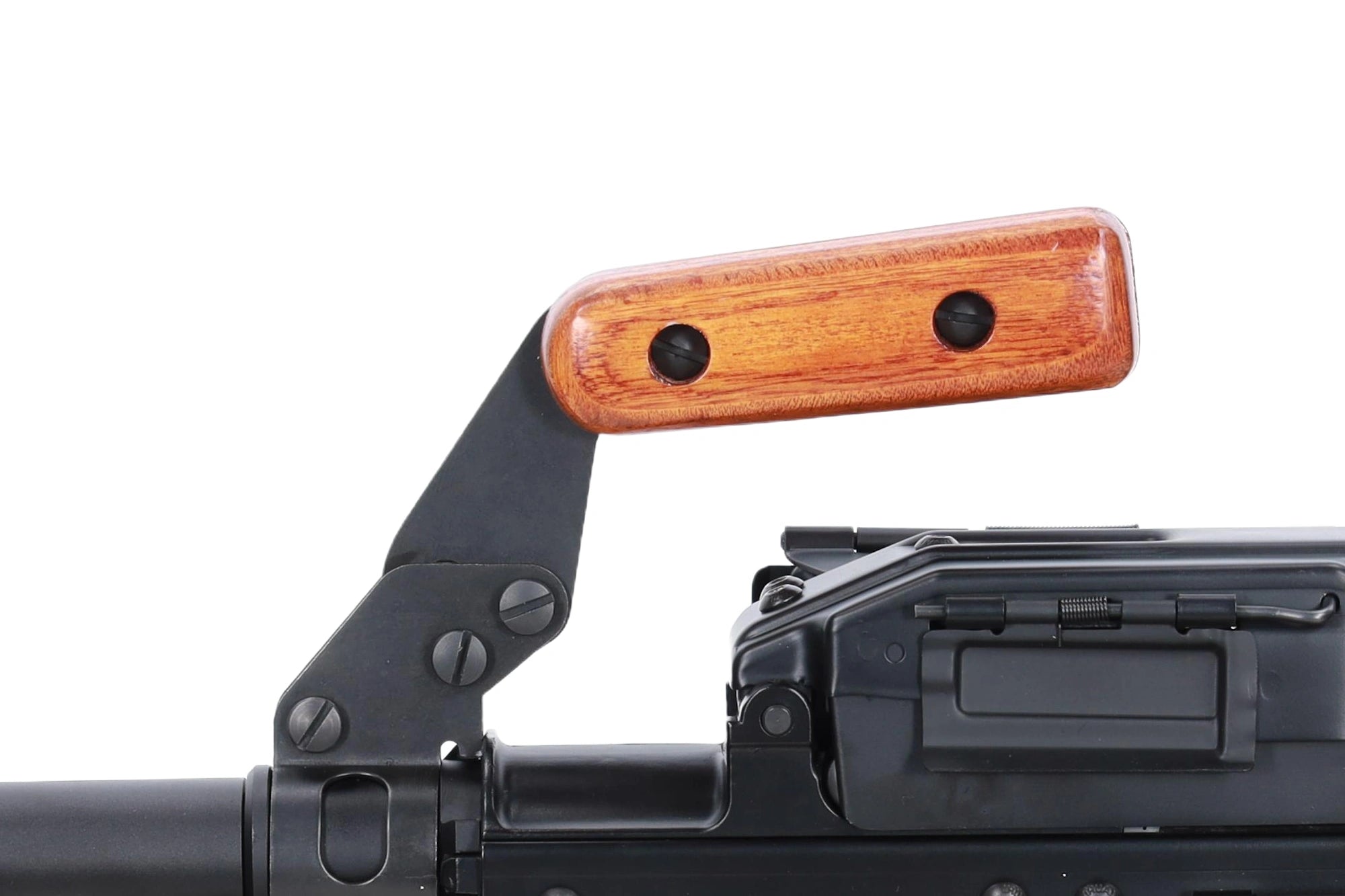 Specna Arms x A&K SA-PKM EDGE™ airsoft machine gun with wooden components