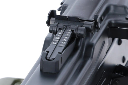 Specna Arms x A&K SA-PKM EDGE™ airsoft machine gun with wooden components (0,5 Joule)