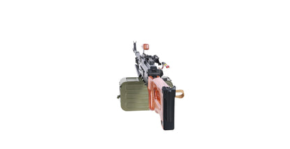 Specna Arms x A&K SA-PKM EDGE™ airsoft machine gun with wooden components (0,5 Joule)