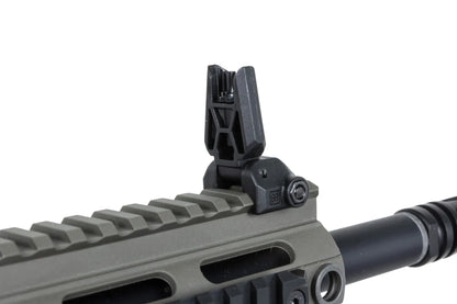 Specna Arms M4/AR15 SA-FX01 FLEX™ Gen.2 AEG-Sturmgewehr 9" – Olivgrün (unter 0,5 Joule)