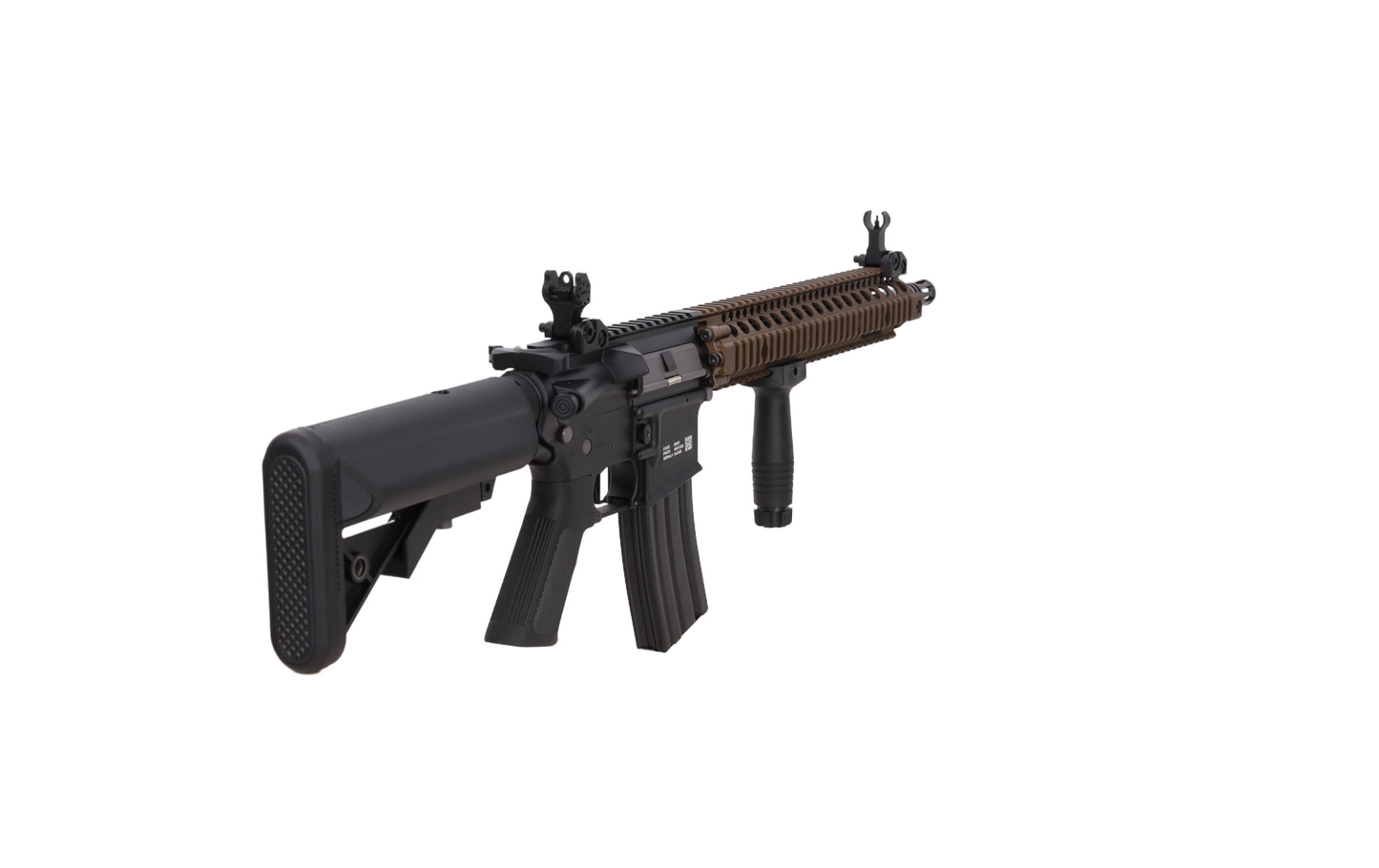 Specna Arms Colt x Daniel Defense MK18 SA-P26 PRIME™ BLDC™ Aster II ETU 14.5'' Sturmgewehr – Chaos Bronze (unter 0,5 Joule)
