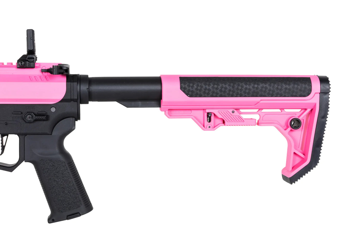 Specna Arms SA-FX01 FLEX™ Gen.2 BLDC™ HAL ETU™ ASG Karabiner 9" – Rosa (unter 0,5 Joule)