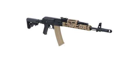 Specna Arms KPYK AK SA-PJ15 PRIME™ BLDC™ Aster II ETU Sturmgewehr – Halbbraun / Tan (unter 0,5 Joule)