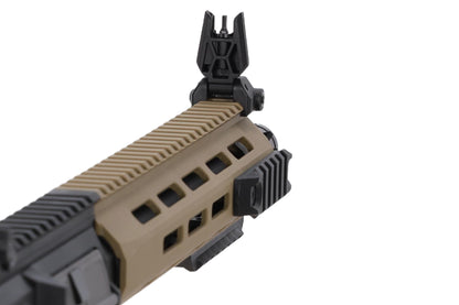 Specna Arms SA-F03 FLEX™ Gen.2 BLDC™ HAL ETU™ ASG Karabiner – Halbbraun / Half-Tan (unter 0,5 Joule)