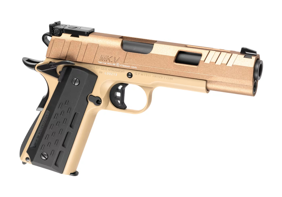 G&G GX45 Mk.V Metal Version GBB – Dark Earth